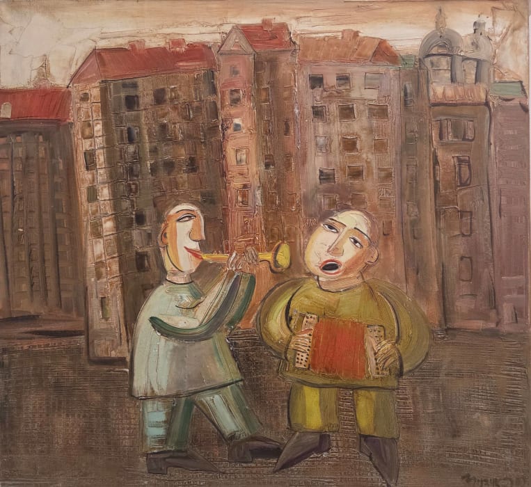 Lovers by Roman Zuzuk, Oil on Canvas - Gallery Art 11